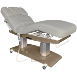 SPA Wellness bed TARA PLUS E4 - with heating and audio/vibration system, ash grey/light grey
