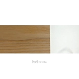 SPA Wellness lehátko LUNA PLUS E3 - s vyhrievaním, teak/biela