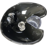 Kadernícky umývací box SIENNA E1 - matná čierna