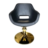 Styling chair LUXA GOLD - velvet black