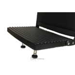 Fotel barberski COOL BLACK - matowy czarny