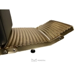 Barber chair NOBILE GOLD - deep grey