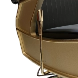 Barber chair NOBILE GOLD - deep grey