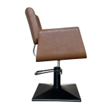 Fotel fryzjerski FUTA BLACK - miedziany brąz