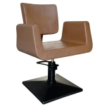 Fotel fryzjerski FUTA BLACK - miedziany brąz