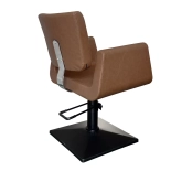 Fotel fryzjerski FUTA BLACK - miedziany brąz