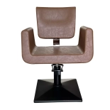 Fotel fryzjerski FUTA BLACK - miedziany brąz