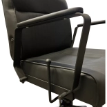 Barber křeslo MASTER BLACK - matná černá