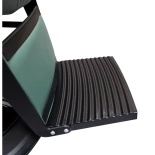 Barber křeslo EMERALD PLUS BLACK - sametová zelená