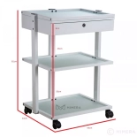 Cosmetic trolley SLEEK - black