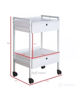 Cosmetic trolley DIVINE - black