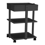 Cosmetic trolley SLEEK - black