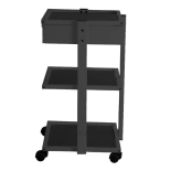 Cosmetic trolley SLEEK - black