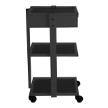 Cosmetic trolley SLEEK - black