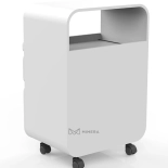 Cosmetic trolley FLOW - white