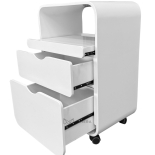 Kozmetický stolík FLOW - biela