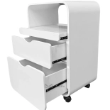 Cosmetic trolley FLOW - white