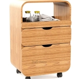 Kozmetický stolík FLOW - teak