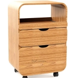 Kozmetický stolík FLOW - teak