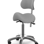 Cosmetic chair WISE – light grey