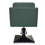 Styling chair CUBE BLACK - velvet green - Second grade!