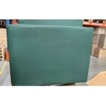 Styling chair CUBE BLACK - velvet green - Second grade!