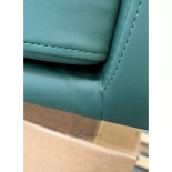 Styling chair CUBE BLACK - velvet green - Second grade!