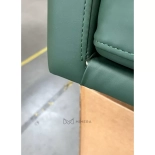 Styling chair CUBE BLACK - velvet green - Second grade!