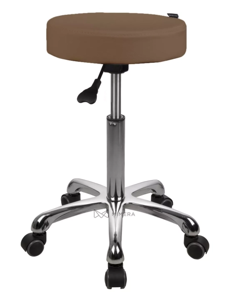 Cosmetic stool AMY - light brown