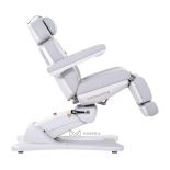 Kosmetické lehátko elektrické RAMON E4 - otočné, světle šedá