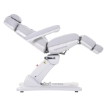 Kosmetické lehátko elektrické RAMON E4 - otočné, světle šedá