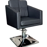 Styling chair CUBE CHROME - matt black