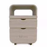 Kosmetický stolek FLOW - jasan šedý