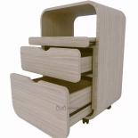 Kosmetický stolek FLOW - jasan šedý