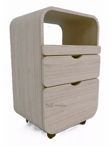 Kosmetický stolek FLOW - jasan šedý