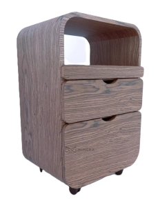 Stolik kosmetyczny FLOW - czarny orzech