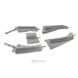 Replacement cuff for lymphatic drainage device – right leg