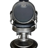 Retro barber křeslo RENOIR GREY - matná černá