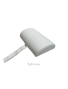 Spare head pillow for cosmetic beds – white