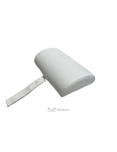 Spare head pillow for cosmetic beds – white