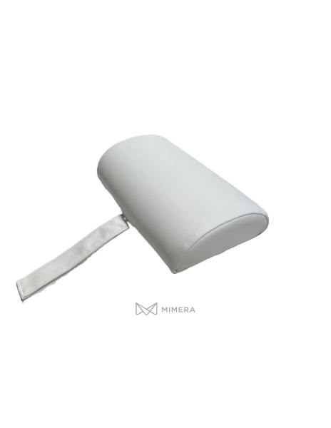 Spare head pillow for cosmetic beds – white
