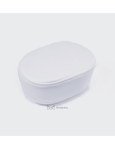 Spare face cut plug for cosmetic beds – white