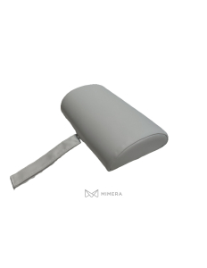 Spare head pillow for cosmetic beds – light grey