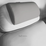 Spare head pillow for cosmetic beds – light grey