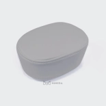 Spare face cut plug for cosmetic beds – light grey