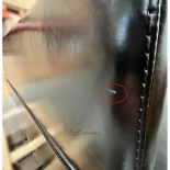 Pohovka do čakárne TEDO lesklá čierna - Druhá akosť!