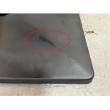 Styling chair KVERT BLACK - velvet black - Second grade!