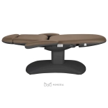 Kosmetické lehátko elektrické ROCO E4 BLACK - černá, světle hnědá