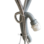 Shampoo chair BARI E1 - matt black - Display item