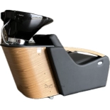 Shampoo chair BARI E1 - matt black - Display item